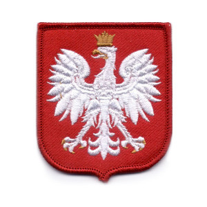 Oznaka przynależności państwowej naszywka z godłem Rzeczypospolitej Polskiej
