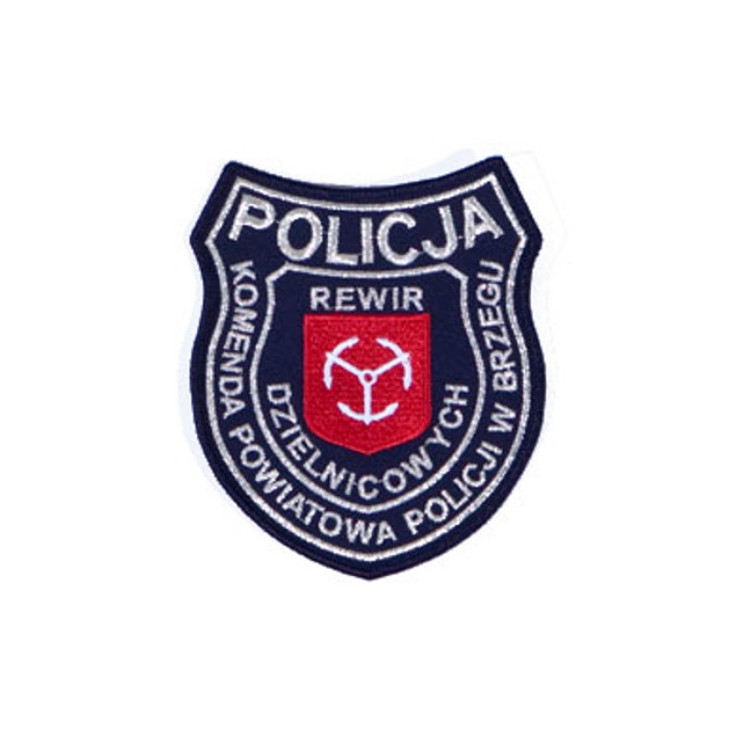Emblemat policji dzielnicowej w Brzegu