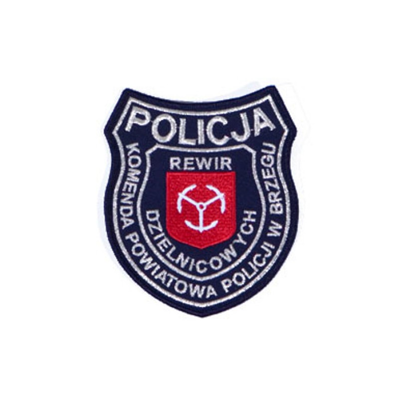 Emblemat policji dzielnicowej w Brzegu