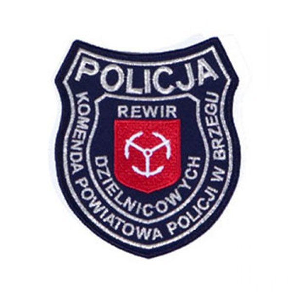 Emblemat policji dzielnicowej w Brzegu