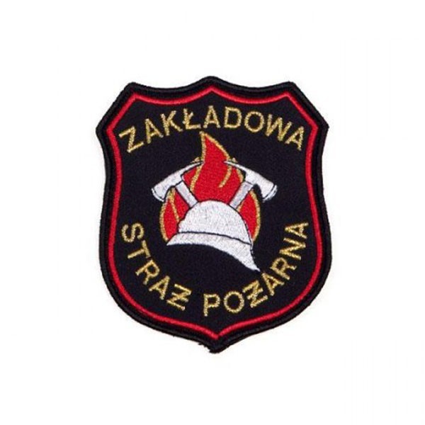 Emblemat naramienny Zakładowej Straży Pożarnej