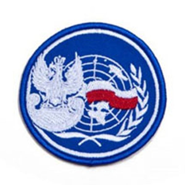 Haft mundurowy - Emblemat Wojska Polskiego ONZ