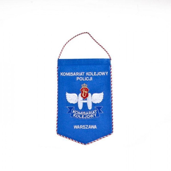 Proporzec Komisariat Kolejowy Policji